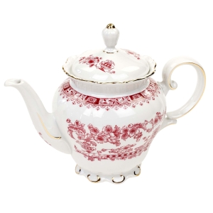 74067 SELTMANN THERESIA CHINA ROT CZAJNIK DZBANEK DO HERBATY IMBRYK (1).jpg