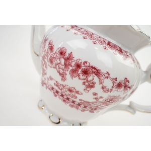 74067 SELTMANN THERESIA CHINA ROT CZAJNIK DZBANEK DO HERBATY IMBRYK (3).JPG