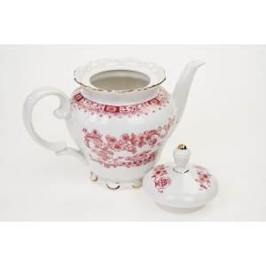 74067 SELTMANN THERESIA CHINA ROT CZAJNIK DZBANEK DO HERBATY IMBRYK (5).JPG