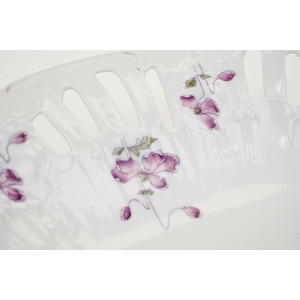 74085 SECESJA UROCZY KOSZ AŻUROWY RĘCZNIE MALOWANE ANEMONY (3).JPG