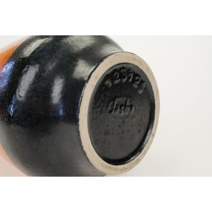 74091 JASBA CZARNO-POMARAŃCZOWY DUŻY WAZON Z UCHEM (5).JPG