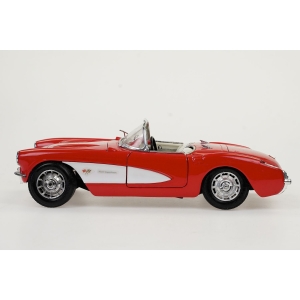 74092 ROAD TOUGH CHEVROLET CORVETTE 1957 BIAŁO-CZERWONY 118 (2).JPG