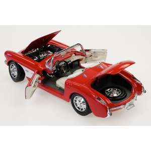 74092 ROAD TOUGH CHEVROLET CORVETTE 1957 BIAŁO-CZERWONY 118 (8).JPG