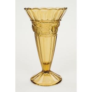 74096 BELGIA DUŻY UROCZY BURSZTYNOWY WAZON ZE SZLACZKIEM RÓŻ (2).JPG