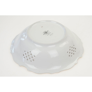 74117 PIRKENHAMMER KOBALTOWA MISA PATERA Z AŻURAMI I ZŁOCENIAMI (5).JPG