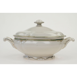 74118 HUTSCHENREUTHER KOŚĆ SŁONIOWA I MUSZTARDOWO-SELEDYNOWY OTOK WAZA TERYNA (2).JPG