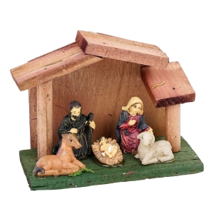 74120 BOŻE NARODZENIE DREWNIANA SZOPKA STAJENKA Z 5 FIGURKAMI (1).jpg