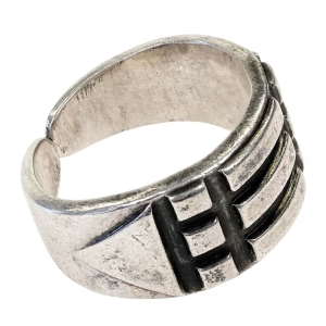 74157 SREBRNY SOLIDNY PIERŚCIEŃ ATLANTÓW AMULET PRÓBA 925 WAGA 9,4 G Z REGULACJĄ (1).jpg