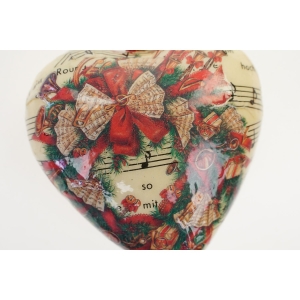 74170 BOŻE NARODZENIE BOMBKI DEKORACJE NA CHOINKĘ W STYLU VINTAGE SERDUSZKA DECOUPAGE (2).JPG