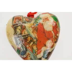 74171 BOŻE NARODZENIE BOMBKI DEKORACJE NA CHOINKĘ W STYLU VINTAGE SERDUSZKA DECOUPAGE II (2).JPG