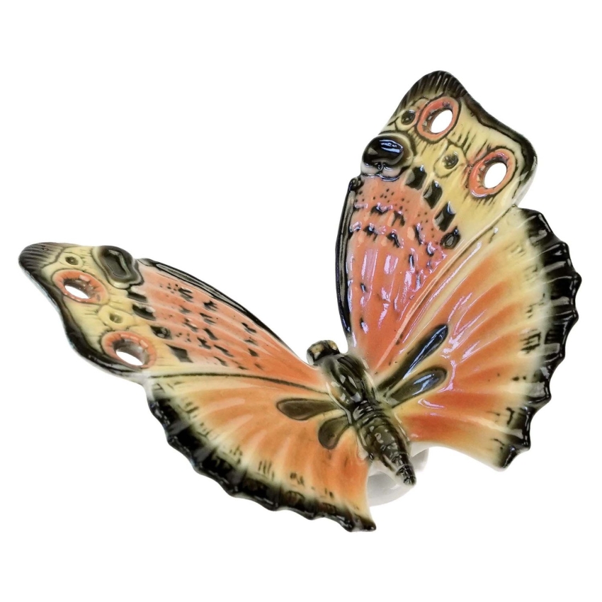 74183 DRESDEN DREZNO ŚLICZNA FIGURKA MOTYL RĘCZNIE MALOWANY (1).jpg