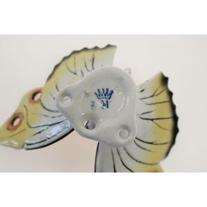 74183 DRESDEN DREZNO ŚLICZNA FIGURKA MOTYL RĘCZNIE MALOWANY (6).JPG