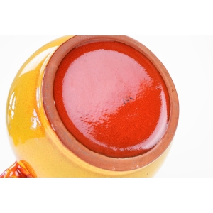 74204 KOLOROWY CERAMICZNY DZBANEK DO MLEKA Z LAT 70-TYCH (5).JPG