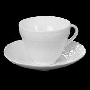 73790 HUTSCHENREUTHER DRESDEN FILIŻANKA ZE SPODKIEM W BIELI (1).jpg
