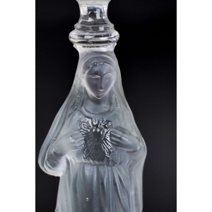 51941 VAL SAINT LAMBERT REWELACYJNY STARY ŚWIECZNIK FIGURALNY MARYJA Z GOREJĄCYM SERCEM (2).JPG
