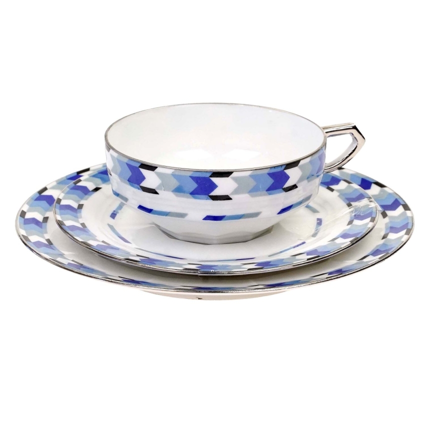 74241 LIMOGES GIRAUD ŚNIADANIÓWKA ART-DECO NIEBIESKIE DEKORACJE (1).jpg