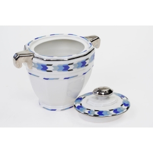 74242 LIMOGES GIRAUD CUKIERNICA ART-DECO NIEBIESKIE DEKORACJE (4).JPG