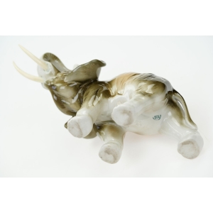 74258 ROYAL DUX ŚLICZNA FIGURA SŁONIA SŁOŃ NA SZCZĘŚCIE (5).JPG