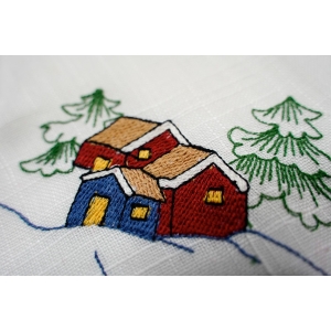 74298 BOŻE NARODZENIE OBRUS Z MOTYWAMI ŚWIĄTECZNYMI I SZYDEŁKOWĄ KORONKĄ 82 X 80 CM (5).JPG