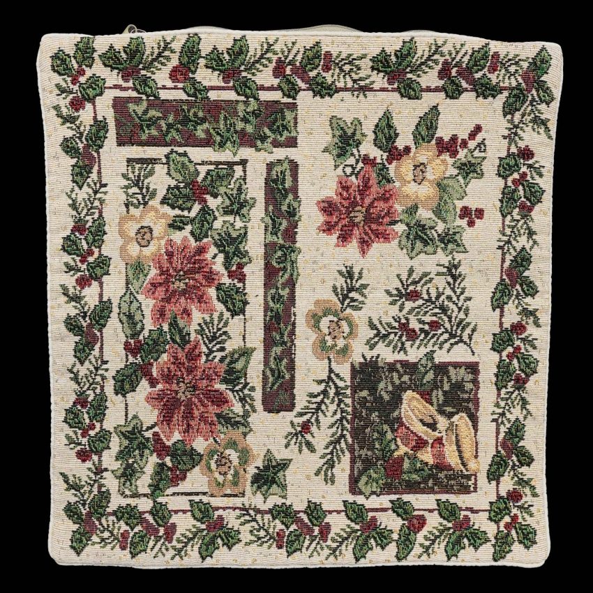 74305 BOŻE NARODZENIE ŻAKARDOWA POSZEWKA NA JAŚKA Z MOTYWAMI ŚWIĄTECZNYMI (1).jpg