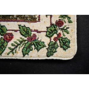 74305 BOŻE NARODZENIE ŻAKARDOWA POSZEWKA NA JAŚKA Z MOTYWAMI ŚWIĄTECZNYMI (4).JPG