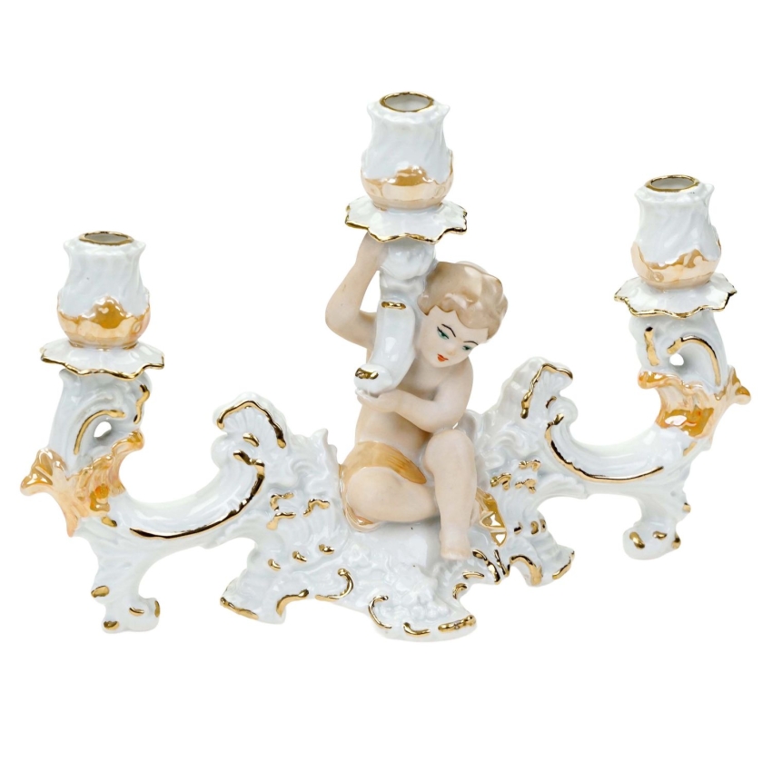 74309 ARPO ŚWIECZNIK TRÓJRAMIENNY Z CHERUBINKIEM RĘCZNIE MALOWANY (1).jpg