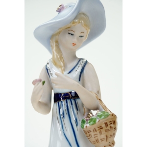 74315 ARPO FIGURA DAMY Z KOSZEM KWIATÓW RĘCZNIE MALOWANA (2).JPG