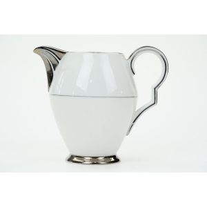 74321 HAAS &amp; CZJZEK PORCELANOWY SPORY MLECZNIK ART-DECO ZE SREBRZENIAMI (2).JPG