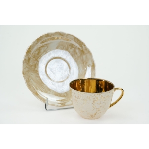 74323 BOGUCICEĆMIELÓW OPALIZOWANA FILIŻANKA DO KAWY ZE SPODKIEM (3).JPG