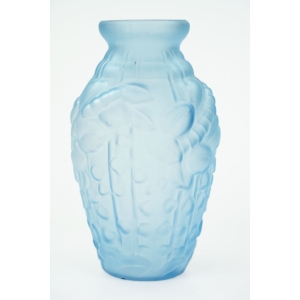 74325 NIEBIESKI CICHODMUCHANY SATYNOWY WAZON FRANCJA (2).JPG