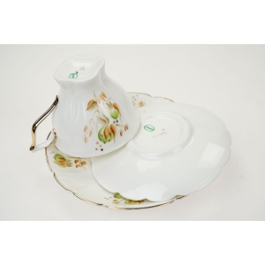 74473 JIESIA LITWA ŚLICZNA ŚNIADANIÓWKA RĘCZNIE MALOWANA Z OKRESU ZSRR RZADKOŚĆ (4).JPG