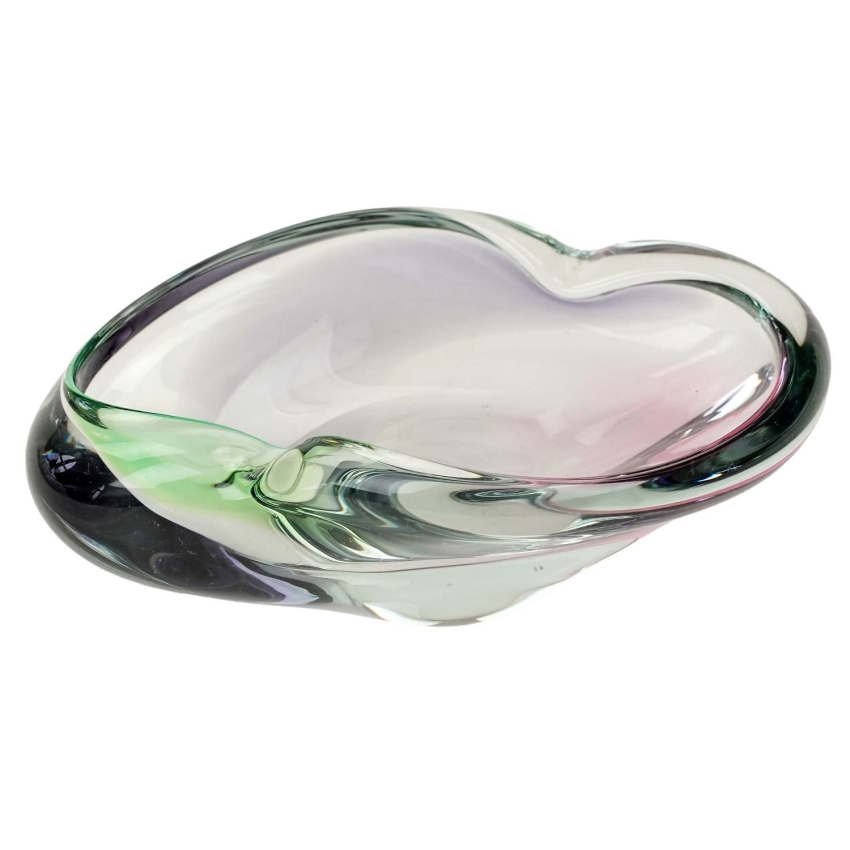 74503 MSTIŠOV DEKORACYJNA BARWNA PATERKA MISECZKA SZKLANA RZEŹBA (1).jpg