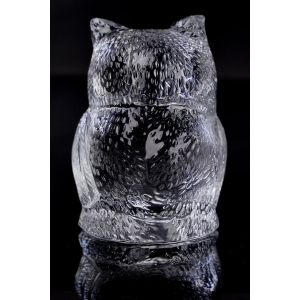 48143 VAL SAINT LAMBERT SZKLANA FIGURKA SOWA MĄDRA GŁOWA PRZYCISK DO PAPIERU (4).jpg