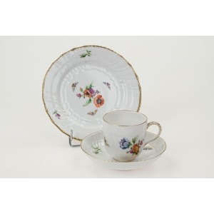 74592 KPM BERLIN NEUOSIER MAK ŚNIADANIÓWKA KOLOROWE KWIATY (3).JPG