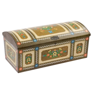 74612 METALOWA PUSZKA SKRZYNIA KUFEREK KWIATY W STYLU LUDOWYM (1).jpg