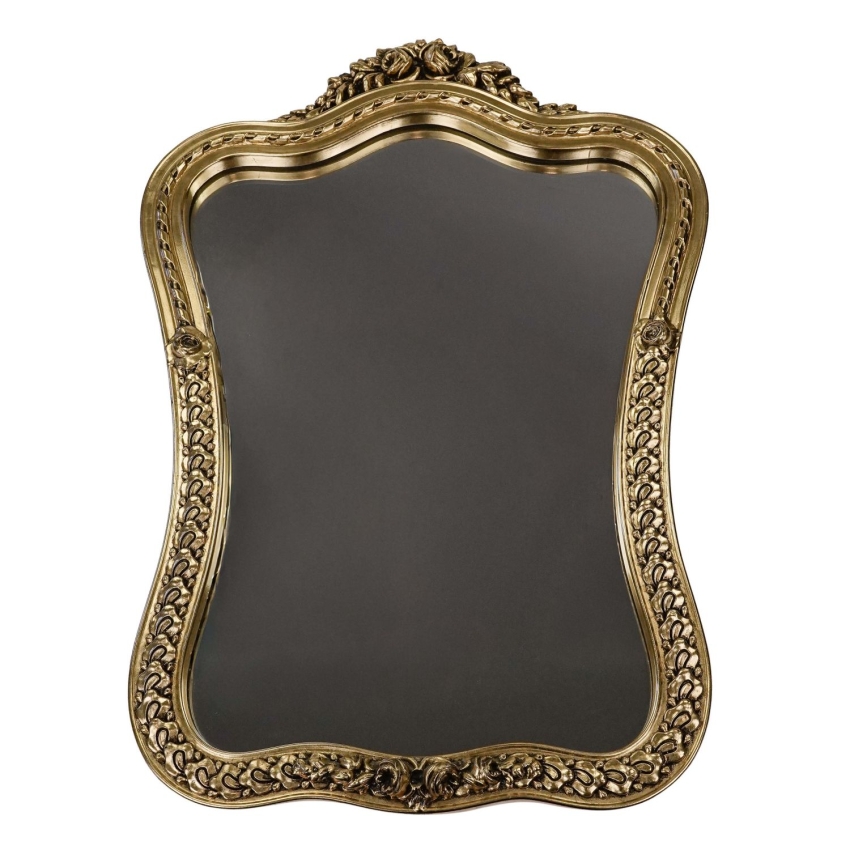 74618 PIĘKNE STYLIZOWANE LUSTRO W ZŁOTEJ RAMIE RÓŻE (1).jpg