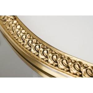 74618 PIĘKNE STYLIZOWANE LUSTRO W ZŁOTEJ RAMIE RÓŻE (4).JPG