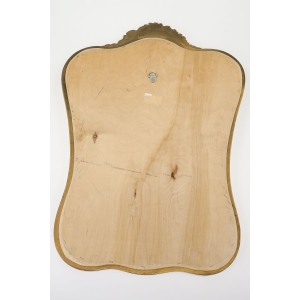 74618 PIĘKNE STYLIZOWANE LUSTRO W ZŁOTEJ RAMIE RÓŻE (5).JPG