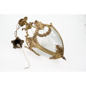 74619 LATARNIA MOSIĘŻNA ŻYRANDOL SZLIFOWANE SZYBY LAMPA ŚLICZNA (2).JPG