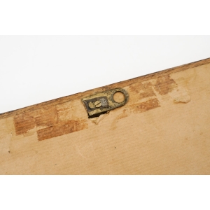 74620 STARA FRANCUSKA E. MARTINET LITOGRAFIA PORTRET KOBIETY W RAMIE ZA SZKŁEM (6).JPG