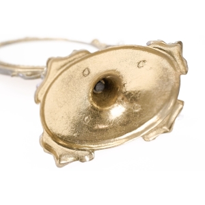 74627 MOSIĘŻNE LUSTRO UCHYLNE NA TOALETKĘ BARDZO ZDOBNE ZWIERCIADŁO DO MAKIJAŻU (6).JPG