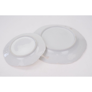 74630 SECESJA ŻONKILE I FIOLETOWE DZWONKI PATERA I 6 TALERZYKÓW (7).JPG