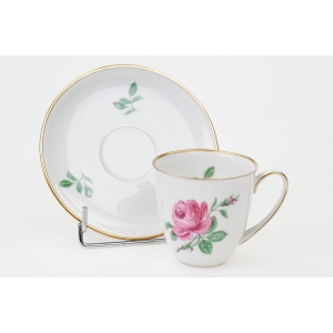 74631 C.M. HUTSCHENREUTHER HOHENBERG MOKKA ZE SPODKIEM W RÓŻE (3).JPG