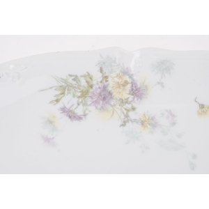 74668 LIMOGES E. ALLUAUD OWALNA SECESYJNA PATERA STRZĘPIASTE KWIATY (3).JPG