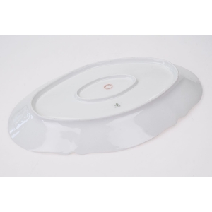 74668 LIMOGES E. ALLUAUD OWALNA SECESYJNA PATERA STRZĘPIASTE KWIATY (4).JPG