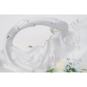 74669 C.T. ALTWASSER SECESJA CUDOWNA RĘCZNIE MALOWANA PATERA Z USZAMI (3).JPG