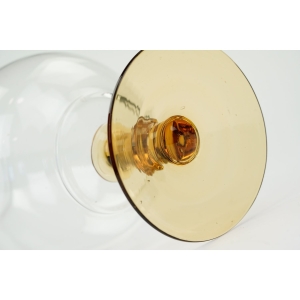 74764 DUŻY OZDOBNY KIELICH NA BURSZTYNOWEJ NODZE WAZON (5).jpg