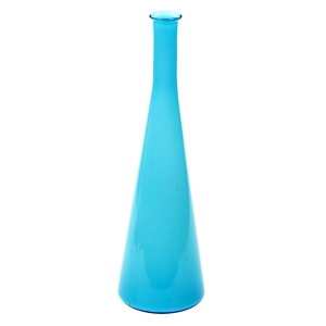 74798 WŁOCHY WYSOKA SMUKŁA BUTLA KARAFKA WAZON W BŁĘKICIE (1).jpg