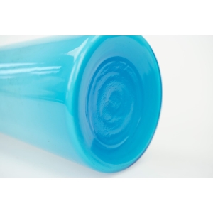 74798 WŁOCHY WYSOKA SMUKŁA BUTLA KARAFKA WAZON W BŁĘKICIE (4).jpg