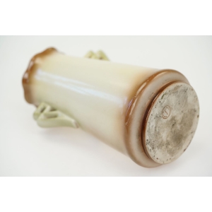 74804 ART NOUVEAU MAJOLIKA WAZON PTASZKI CUDEŃKO CZECHY ROBERT HANKE (4).jpg